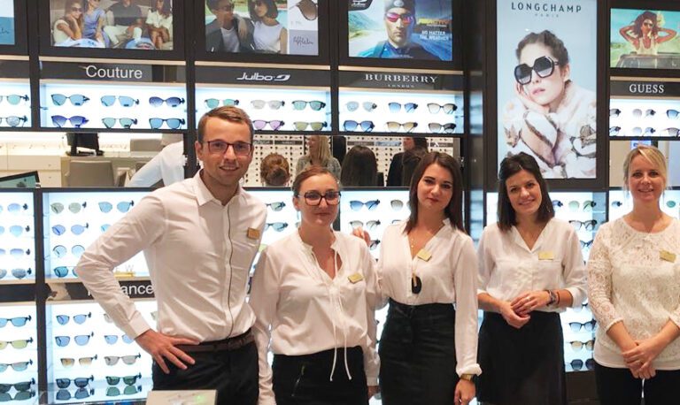 l'équipe Afflelou profite des avantages WiiSmile